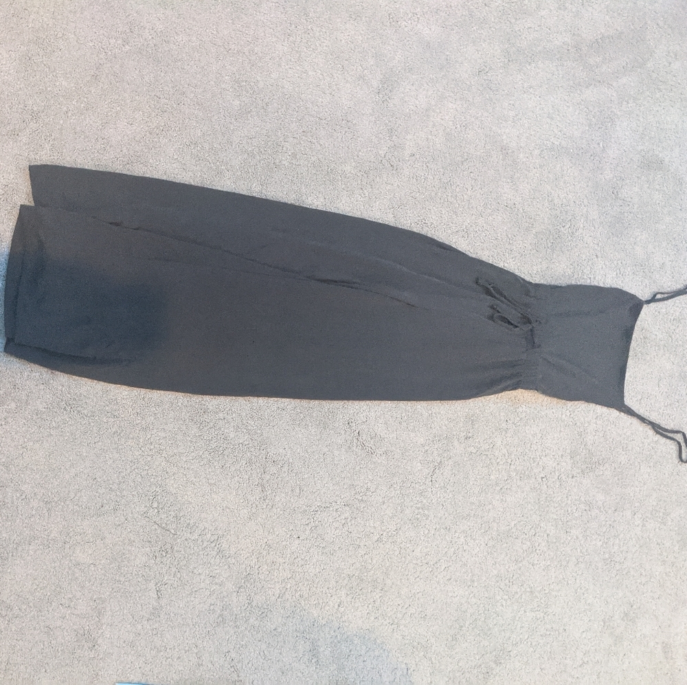 Gray, soft, small overalls